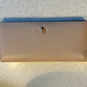 Kate Spade blush wallet - brand new w/o tags